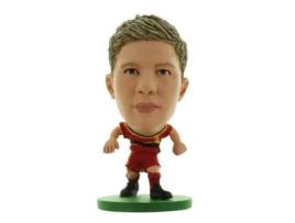 Estatueta em Miniatura de Kevin de Bruyne Da Bélgica SOCCERSTARZ Pvc Ecológico Pintado À Mão