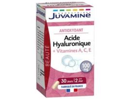 Vitaminas de Ácido Hialurônico a C e 30 Cápsulas JUVAMINE