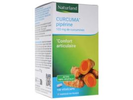 Cúrcuma Piperina 150 Vegecaps NATURLAND