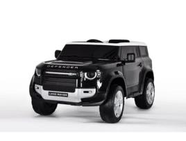 Carro Elétrico para Crianças Landrover Defenda Negro 0-6 Anos 12V