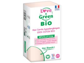 Maxi Checks Hipoalergênico 100% Algodão Orgânico 70 Algodão LOVE & GREEN