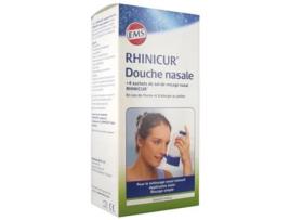 Chuveiro Nasal Enxaguante Nasal Sal 4 Sachês RHINICUR