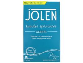 Tiras de depilação corporal 36 tiras JOLEN