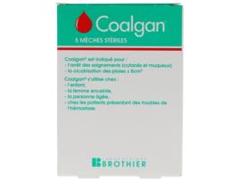 Anti-sangramento 5 mechas estéreis COALGAN