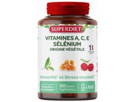 Selênio Vitaminas ACE 150 Cápsulas SUPERDIET