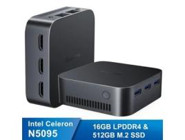 Mini Pc BLACKVIEW Mp80 Intel Jasper Lake N5095 Ram:16 Gb 512 Gb Ssd Pro Intel Uhd Graphics Preto