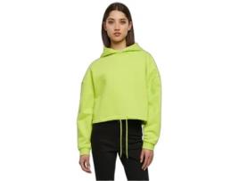 Sweatshirt de Mulher URBAN CLASSICS Grandes Dimensões Amarelo (L)