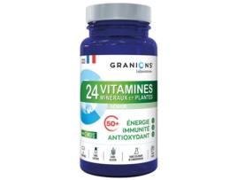 24 vitaminas, minerais e plantas principais 90 comprimidos GRANIONS