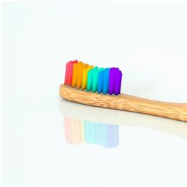 Bam&Boo Bamboo Toothbrush Adult Soft Rainbow