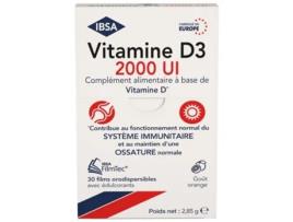 Vitamina D3 2000 UI 30 Filmes Orodispersíveis IBSA