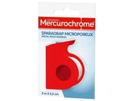 Fita Microporosa 5M X 2,5 Cm MERCUROCHROME