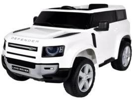 Carro Elétrico para Crianças Landrover Defend Niño Branco 0-6 Anos 12V