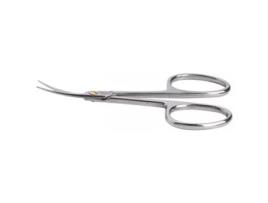 Tesoura de couro lâminas curvas em aço inoxidável VITRY