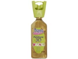 Tinta 3D DIAM'S 3D Multisuperficies 37 Ml Ouro Envelhecido Perolado