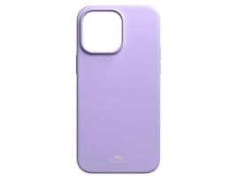 Capa para iPhone 14/14 Pro Max/14 Pro WHITE DIAMONDS Roxo