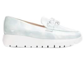 Mocassins de Mulher WONDERS Iris Uk Pele Azul (40)