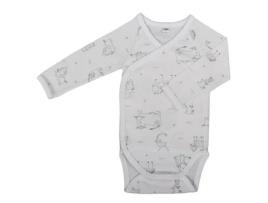 Conjunto de Bodys Manga Comprida para Bebé BLANC AVENUE BÉBÉ 1 mês (Algodão - Verde)