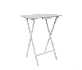 Mesa lateral retangular dobrável