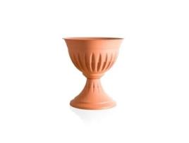 Vasos e Floreiras Vaso Alba D 25 Cm Castanho Terracota