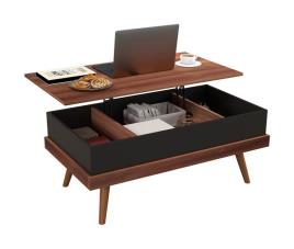 Mesa de centro elevatória homcom 839-740v80wn
