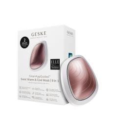 GESKE - Máscara facial Sonic Warm & Cool 9 em 1 - Branco Rosa Dourado