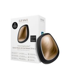 GESKE - Máscara facial Sonic Warm & Cool 9 em 1 - Preto Ouro