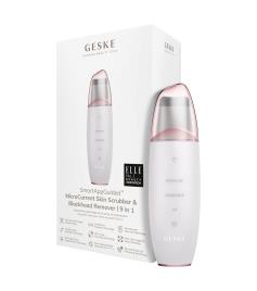 GESKE - Limpador MicroCurrent Skin Scrubber & Blackhead Remover 9 em 1 - White Rose Gold