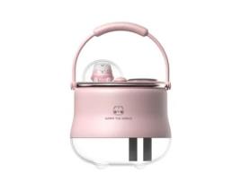 Máquina de Aromaterapia Umidificador TRUMTW Modelo de Carregamento Sem Fio F08-Cute Umidificador-Rosa