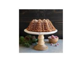 Forma Very Merry Bundt Pan Da NORDIC WARE Cores Prata