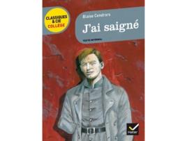 Livro j'ai saigne de blaise cendrars (francês)