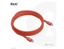 Cabo Usb Club3D Cac-1513 3 M Usb 2.0 Usb C Laranja
