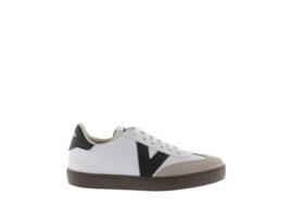 Sapatilhas de Mulher VICTORIA Berlin Ciclista Efecto Serraje Pele Branco (39)