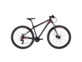 Bicicleta ELEVEN Vortex 1.0 29 17 Al Preto Mate Vermelho Neon