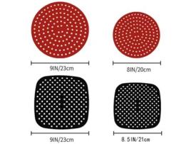Airfryer Tapete Anti-Queimadura de Silicone 23 Cm 2Pcs COOLWW12