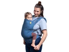 Mochila porta-bebês para crianças mais velhas BECO Toddler assento extra largo, ergonômico, de 9 a 27 kg, para uso frontal ou traseiro, Moonlight Stardust