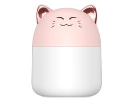 Umidificador TRUMTW Bunny M8 Umidificador Cute Cat-Rosa