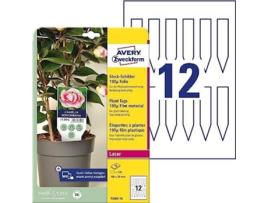 AVERY ZWECKFORM T3005-10 Pacote de 120 Painéis Plug-In Resistentes À Água