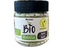 Chá Auchan Bio Matcha Frasco Origem Japão 55g