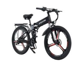 Bicicleta Elétrica JINGHMA R3 48V 12.8Ah Bateria 800W Brushless Motor 26 Roda 45Km/H