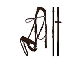 Cabeçadas para Cavalos com Fita de Nariz Almofadada e Fecho de Flash HORSEGUARD Cryll 23.1