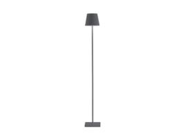 Lâmpada Poldina Pro L Led Recarregável e Regulável Cinzento Escuro 122Cm ZAFFERANO