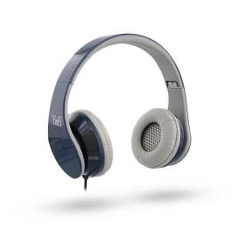 Auscultadores Over-Ear Stream, Jack 3.5 mm, Cinzento e Azul
