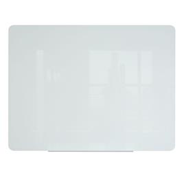BI-OFFICE Quadro magnético de limpeza a seco, superfície de vidro temperado branco, 4 mm, 1500 x 1200 mm
