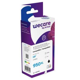 Wecare Tinteiro refabricado, compatível com  HP 950XL B, CN045AE, preto embalagem Única
