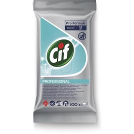 Cif Toalhitas Limpeza Multiusos Pro Formula Professional, 100 Toalhitas