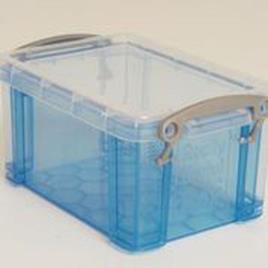 RUP Caixa de armazenamento empilhável azul de 0,7 L, 155 x 100 x 80 mm