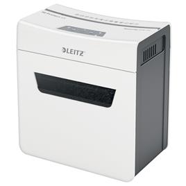 LEITZ Destruidora de Corte Cruzado IQ Protect 6X, 6 Folhas, Cesto de 10 L, Destrói Papel, Agrafos e Clipes