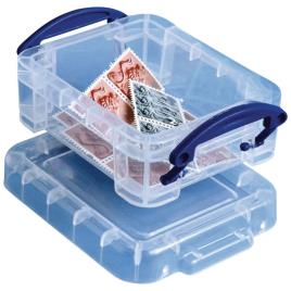 Really Useful Box Caixa de Arrumação Multiusos, 0,7 L, Transparente