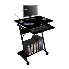 Mesa de Computador Bergamo, 60 x 40 x 75 cm, MDF, Preto