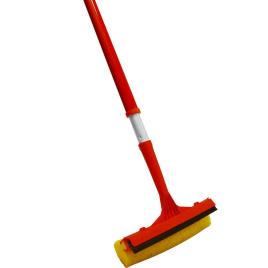 FAPIL Limpa Vidros com Cabo Metálico Extensível, Vermelho